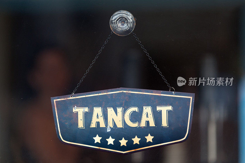 Tancat -关闭标志